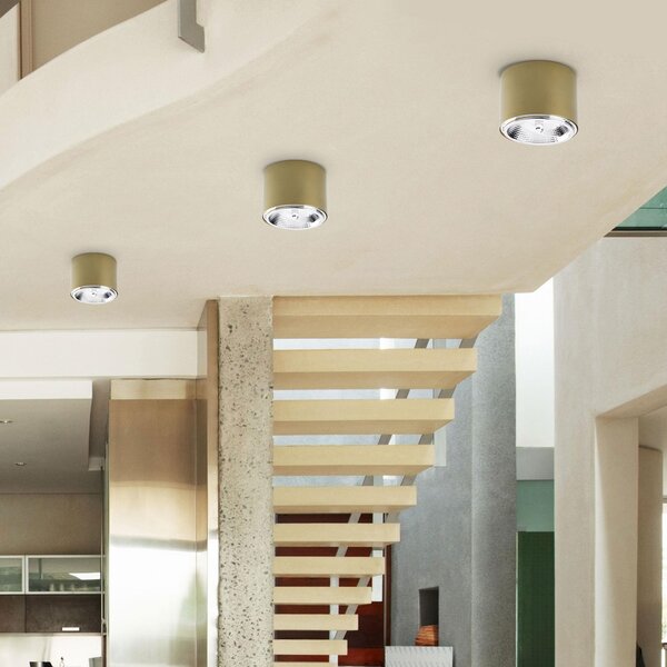TK Lighting Moris stropní světlo 1x12 W zlatá 3349