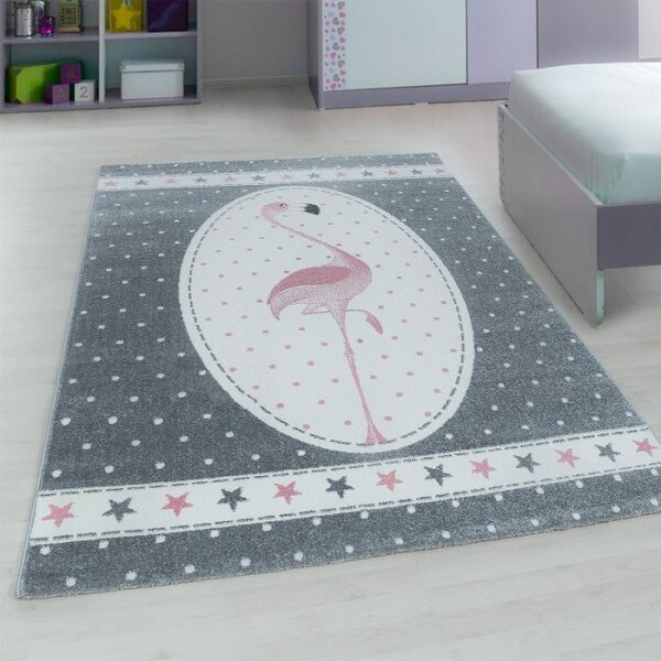 Vopi | Dětský koberec Kids 630 pink - 140 x 200 cm