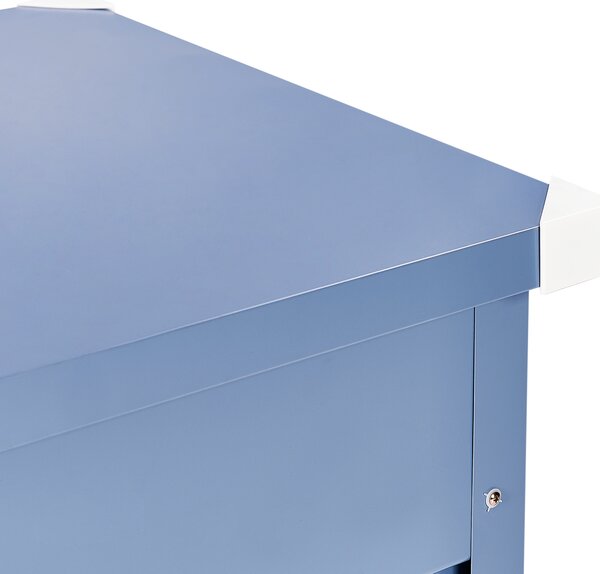 Úložný box CEBROSA 132 cm 62 cm Modrá