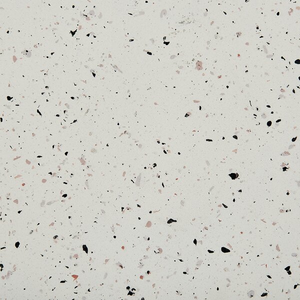 Odkládací stolek EDOLO 37 cm 37 cm Terrazzo efekt Bílé terrazzo