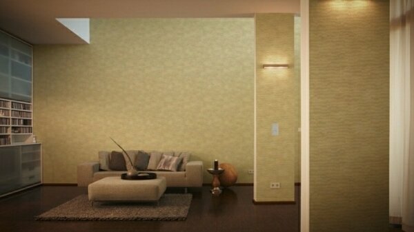 A.S. Création | Vliesová tapeta na zeď Nobile 95893-5 | 0,70 x 10,05 m | žlutá, zlatá