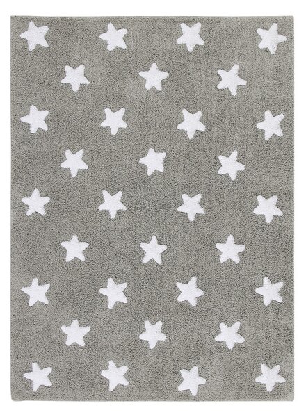 Hans Home | Přírodní koberec, ručně tkaný Stars Grey-White
