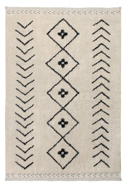 Hans Home | Přírodní koberec, ručně tkaný Bereber Rhombs - 140x210