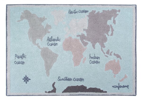 Hans Home | Přírodní koberec, ručně tkaný Vintage Map