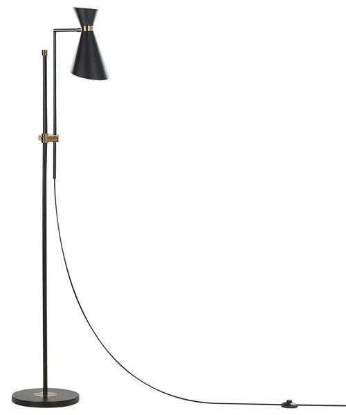 Stojací lampa MELAWI Kov Černá