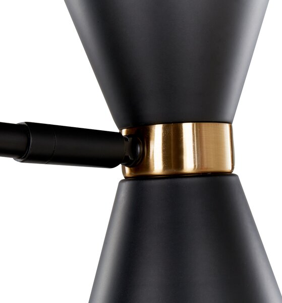 Stojací lampa MELAWI Kov Černá