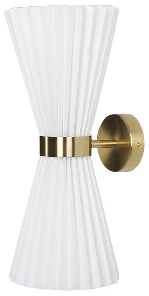 Sada 2 nástěnných lamp TELANG Bavlna Bílá