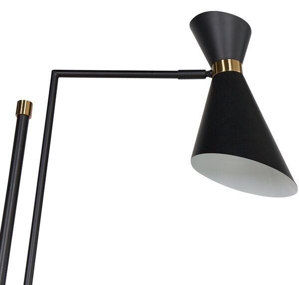 Stojací lampa MELAWI Kov Černá