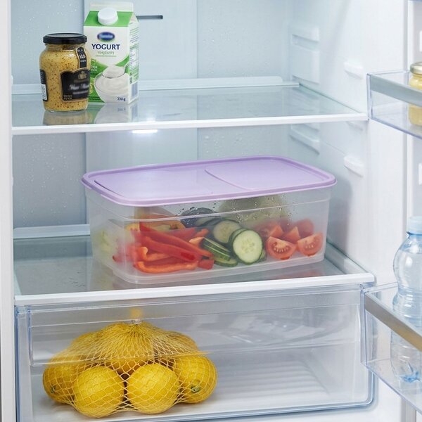 SmartStore Krabička na potraviny Fresh 2,2l obdélníková levandulová
