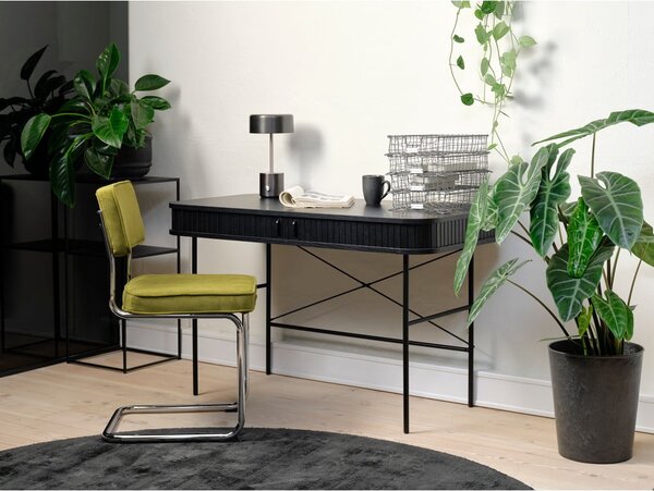Tyrkysová manšestrová jídelní židle Rupert – Unique Furniture