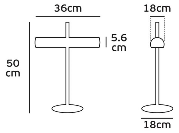 VK Light Sky E27 stolní svítidlo