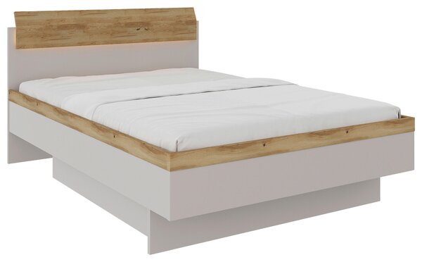 POSTEL, 140/200 cm barvy dubu, světle šedá Dieter Knoll - Jednolůžkové postele