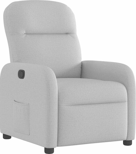 Polohovací křeslo oblákov edá textil