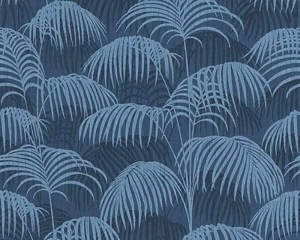 A.S. Création | Vliesová tapeta na zeď Tessuto II 96198-3 | 0,53 x 10,05 m | modrá