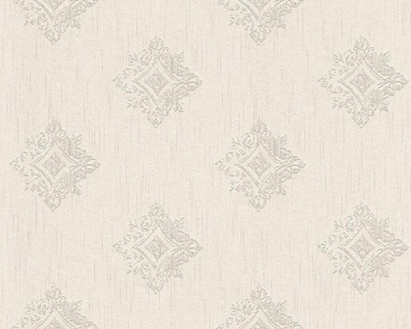 A.S. Création | Vliesová tapeta na zeď Tessuto II 96200-2 | 0,53 x 10,05 m | krémová, šedá