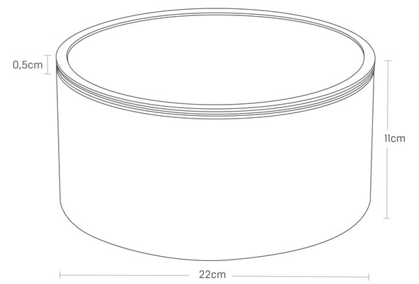 Černý kovový úložný box Yamazaki Rin 22 cm