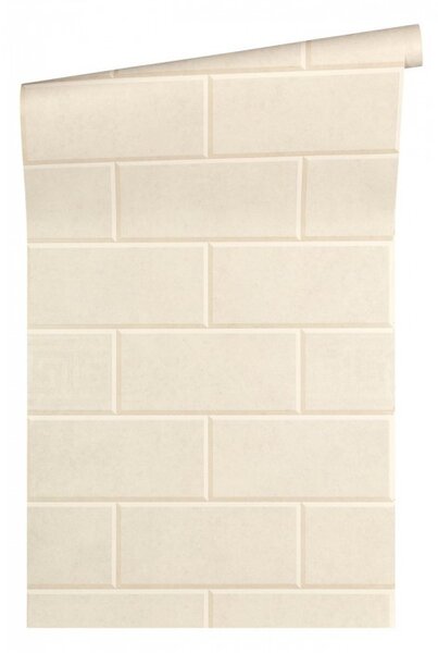 A.S. Création | Vliesová tapeta na zeď Versace 34322-5 | 0,70 x 10,05 m | krémová, béžová