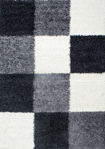 Hans Home | Kusový koberec Life Shaggy 1501 black - 60x110