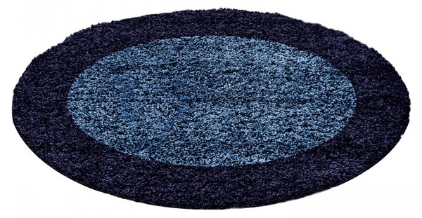 Hans Home | Kusový koberec Life Shaggy 1503 navy kruh - 120x120 (průměr) kruh