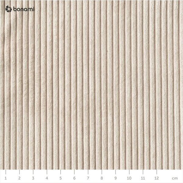 Bílá manšestrová rozkládací pohovka 244 cm Base – Karup Design