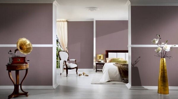 A.S. Création | Vliesová tapeta na zeď Versace 34327-7 | 0,70 x 10,05 m | fialová, metalická