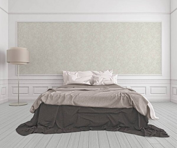 A.S. Création | Vliesová tapeta na zeď Versace 34497-4 | 0,70 x 10,05 m | fialová, metalická, šedá