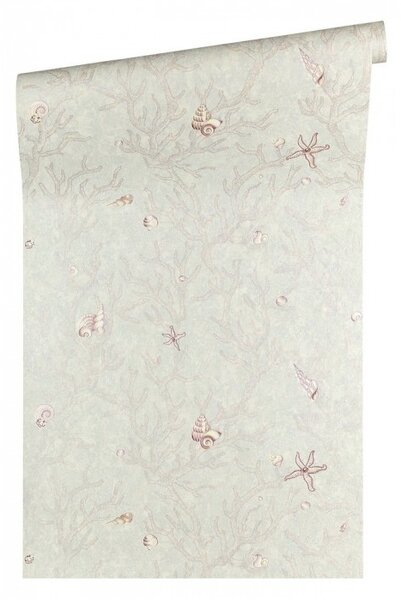 A.S. Création | Vliesová tapeta na zeď Versace 34496-4 | 0,70 x 10,05 m | fialová, metalická, šedá