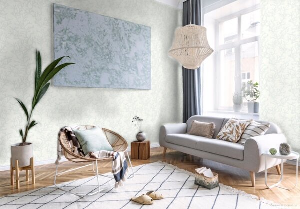 A.S. Création | Vliesová tapeta na zeď Versace 34497-2 | 0,70 x 10,05 m | metalická, modrá