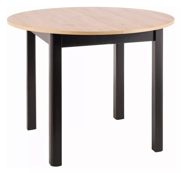 Signal Rozkládací jídelní stůl Dante I 102/144 cm dub artisan/černý