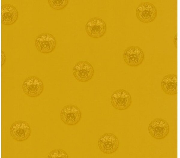 A.S. Création | Vliesová tapeta na zeď Versace 34862-4 | 0,70 x 10,05 m | metalická, žlutá