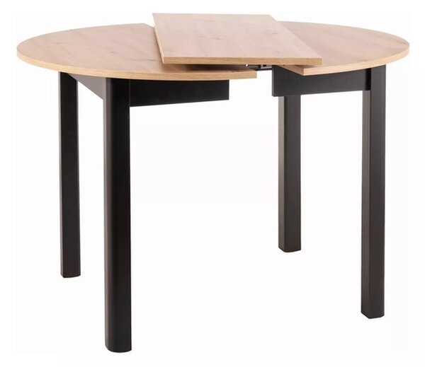 Signal Rozkládací jídelní stůl Dante I 102/144 cm dub artisan/černý