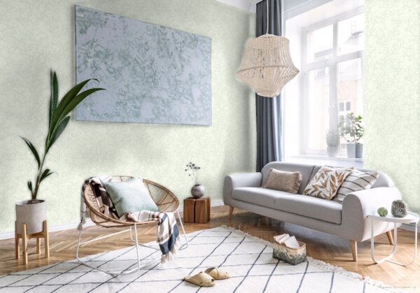 A.S. Création | Vliesová tapeta na zeď Versace 34497-3 | 0,70 x 10,05 m | metalická, zelená