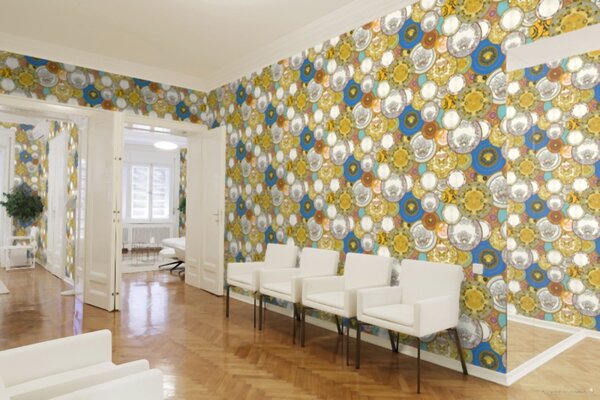 A.S. Création | Vliesová tapeta na zeď Versace 34901-1 | 0,70 x 10,05 m | metalická, vícebarevná