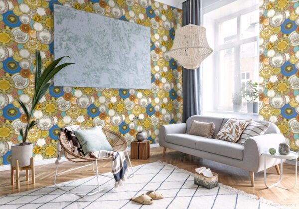 A.S. Création | Vliesová tapeta na zeď Versace 34901-1 | 0,70 x 10,05 m | metalická, vícebarevná