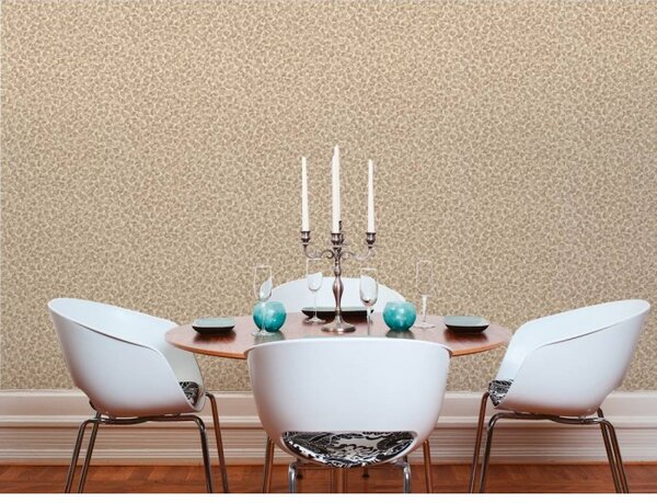 A.S. Création | Vliesová tapeta na zeď Versace 34902-1 | 0,70 x 10,05 m | metalická, hnědá, béžová