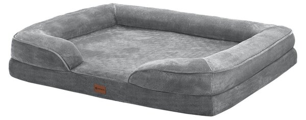 Juskys Pelíšek pro psa Sheena XL 105 x 82 cm - šedá