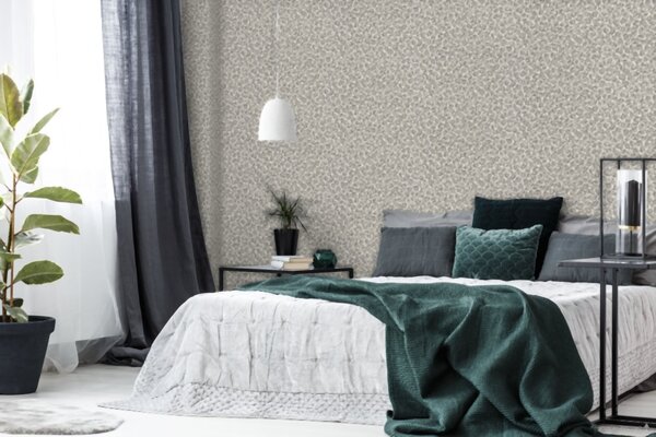 A.S. Création | Vliesová tapeta na zeď Versace 34902-2 | 0,70 x 10,05 m | metalická, šedá, krémová