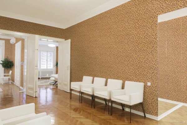 A.S. Création | Vliesová tapeta na zeď Versace 34902-3 | 0,70 x 10,05 m | oranžová, metalická, hnědá