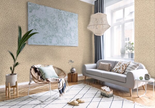 A.S. Création | Vliesová tapeta na zeď Versace 34902-1 | 0,70 x 10,05 m | metalická, hnědá, béžová