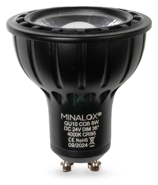 LED žárovka Minalox GU10, 8W, 24V, 4000K, 36° Barva: Bílá