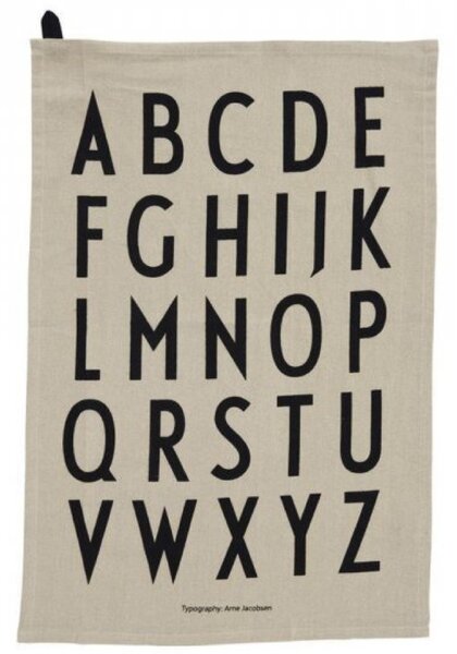 Set bavlněných utěrek Design Letters - Beige DL109