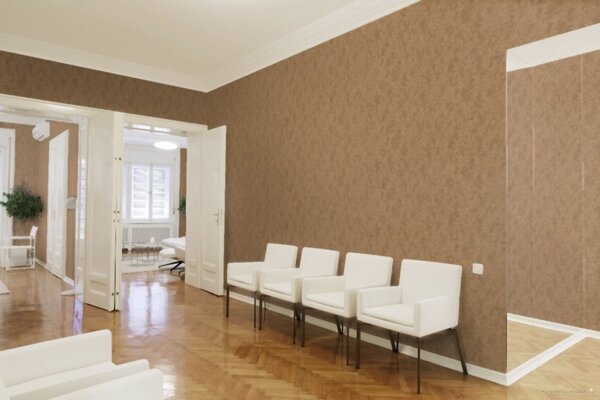 A.S. Création | Vliesová tapeta na zeď Versace 34903-6 | 0,70 x 10,05 m | hnědá, metalická