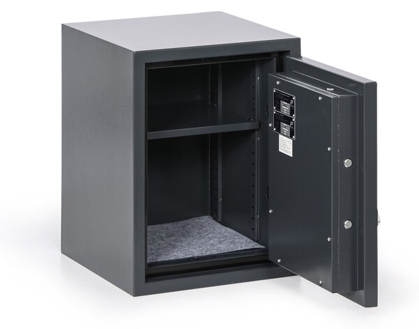 Ohnivzdorný nábytkový trezor s elektronickým zámkem, třída S2, 580 x 440 x 435 mm