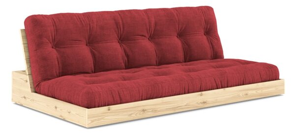 Červená manšestrová rozkládací pohovka 196 cm Base – Karup Design