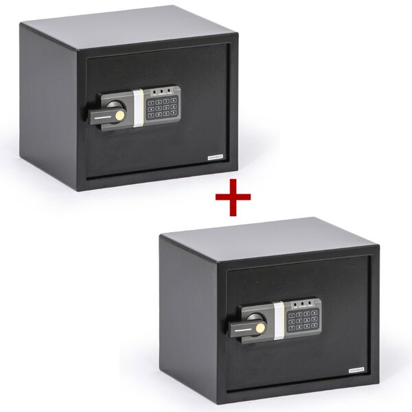 Nábytkový sejf s elektronickým zámkem 1+1 ZDARMA, 300 x 380 x 300 mm