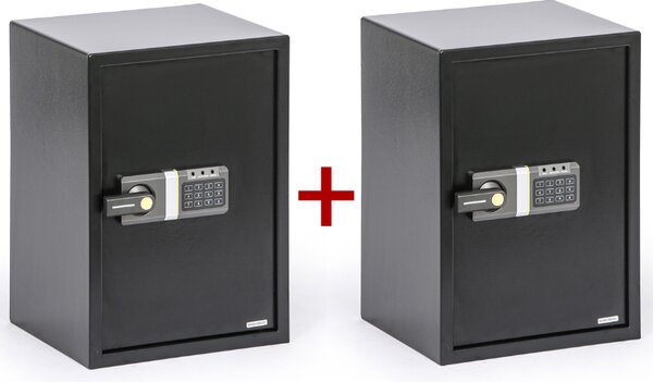 Nábytkový sejf s elektronickým zámkem 1+1 ZDARMA, 500 x 350 x 310 mm