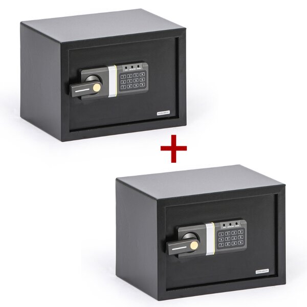 Nábytkový sejf s elektronickým zámkem 1+1 ZDARMA, 250 x 350 x 250 mm
