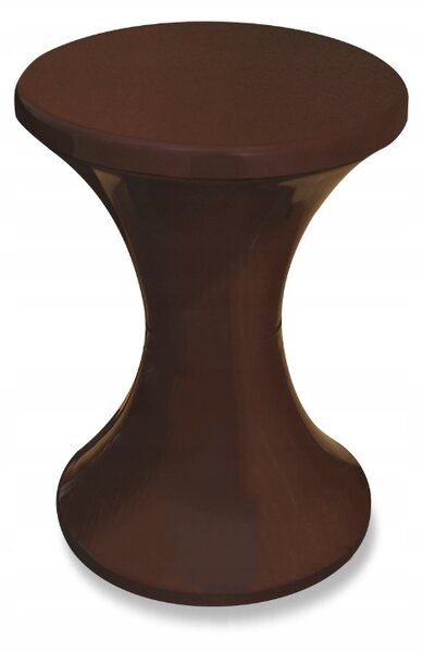 Taburet ZTS METALPLAST-KALISZ, dub wenge, 42 cm