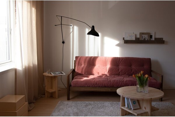 Růžová rozkládací pohovka 205 cm Knob – Karup Design