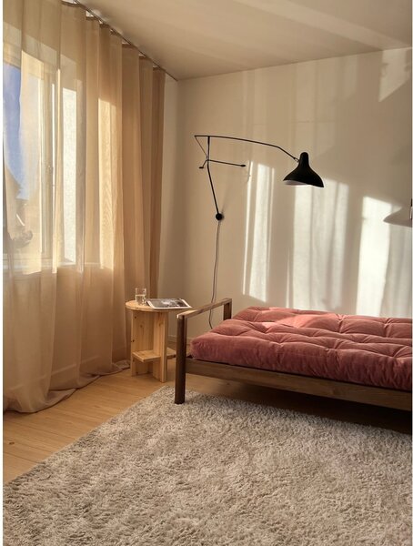 Černo-antracitová rozkládací pohovka 205 cm Knob – Karup Design